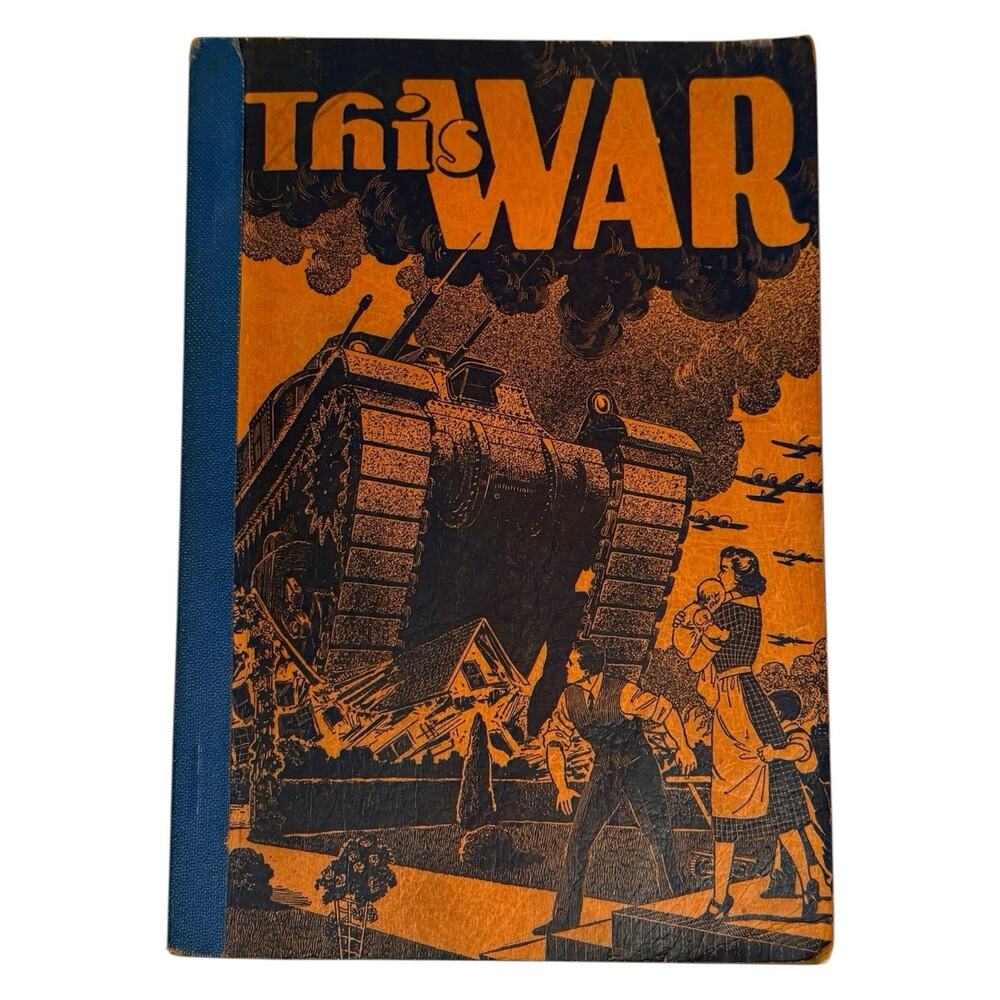 VTG 1943 This War By Philip Dorf Softcover Oxford Book Company Enlarged/Revised